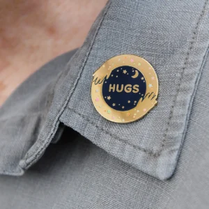 Hugs Token Enamel Pin Badge
